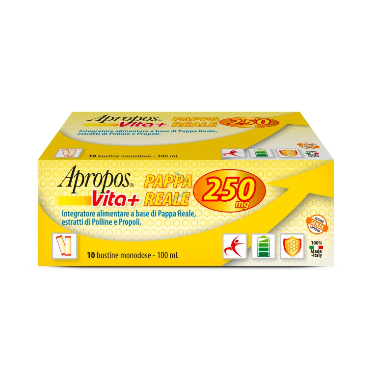 Apropos Linea Protezione Inverno Vita+ Pappa Reale 250 Integratore 10 Buste