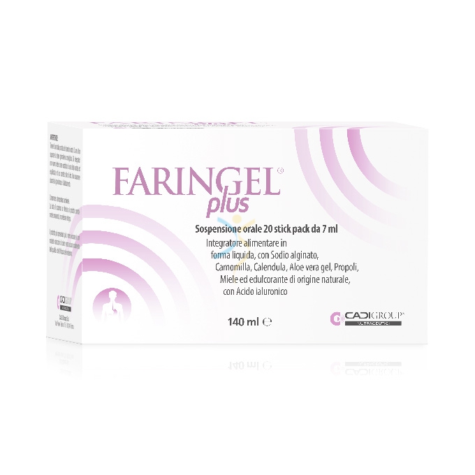 Ca.Di.Group Linea Stomaco Sano Faringel Plus Integratore Alimentare 20 Stick