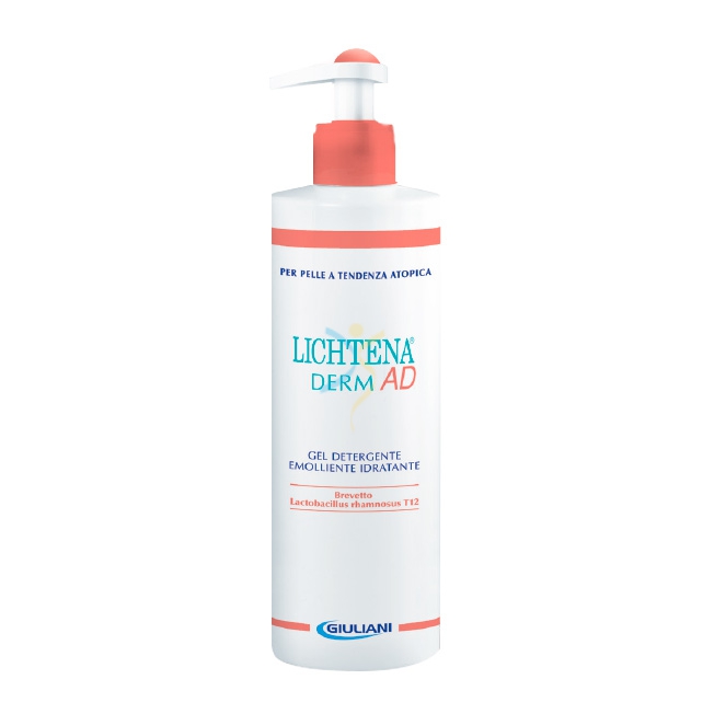 Lichtena Linea Derm AD Gel Detergente Emolliente Idratante Pelli Atopiche 400 ml