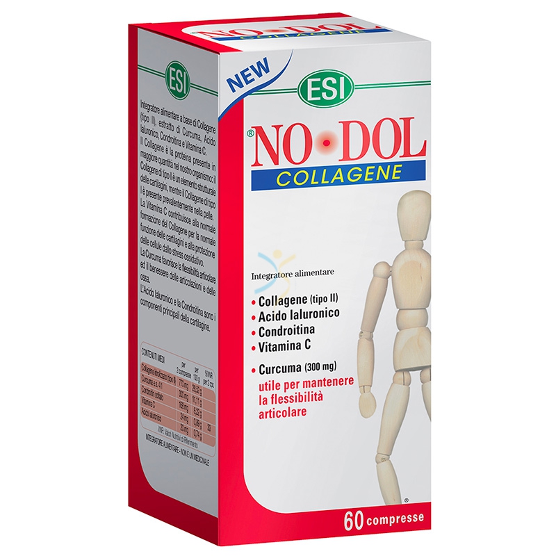 No Dol Linea Articolazioni Sane Collagene tipo II e Condroitina 60 Capsule