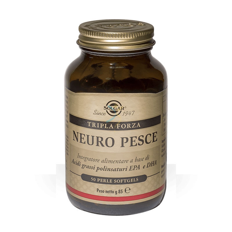 Solgar Linea Benessere ed Energia Neuro Pesce Integratore 50 Perle Softgel