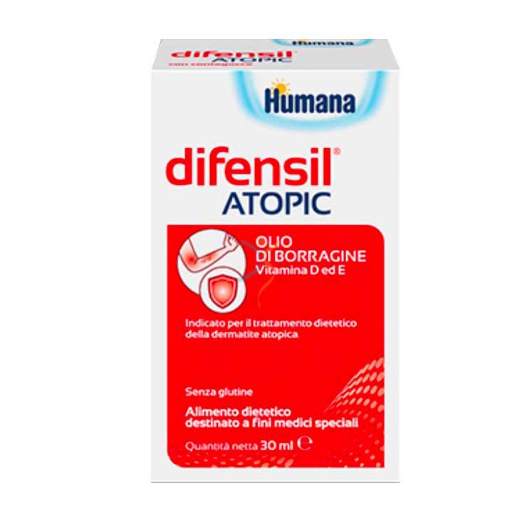 Humana Linea Pelle Sana Difensil Atopic Alimento Dietetico Speciale 30 ml