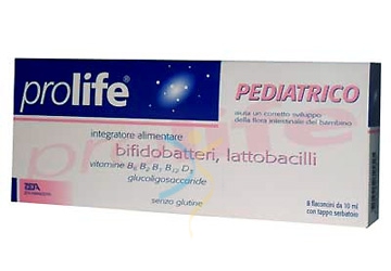 Prolife Pediatrico Linea Intestino Sano Fermenti Lattici Integratore 10 Flaconi