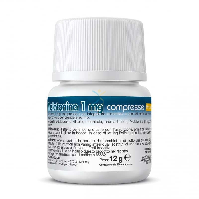 Specchiasol Linea Sonno e Serenit Melatonina 1 mg Integratore 150 Compresse