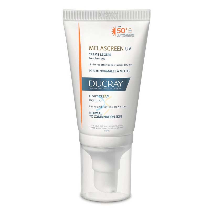 Ducray Linea Macchie Brune Melascreen UV SPF50+ Crema Leggera Pelli Miste 40 ml