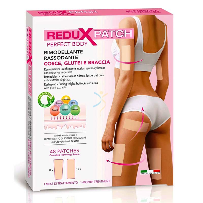 Planet Pharma Linea Corpo Reduxpatch Rimodellante Cosce Glutei Braccia 48Patches