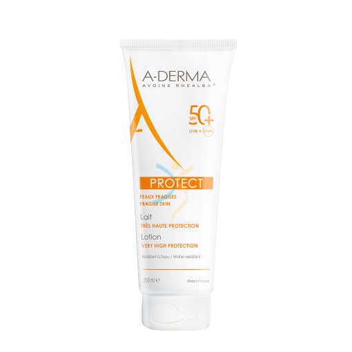 A-Derma Linea Solare Protect SPF50+ Protezione Altissima Latte 250 ml