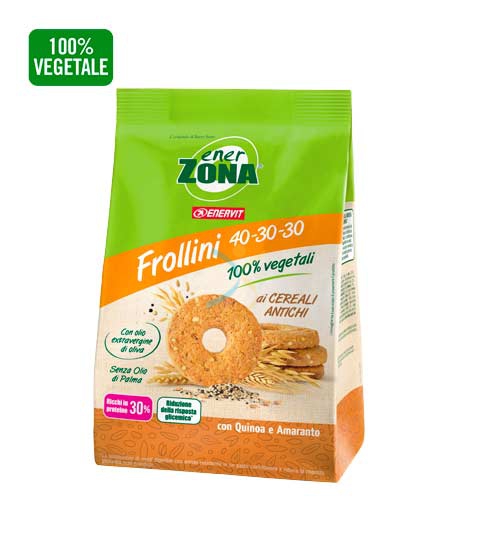 EnerZona Linea Alimentazione Dieta a ZONA Frollini 40-30-30 Cereali Antichi
