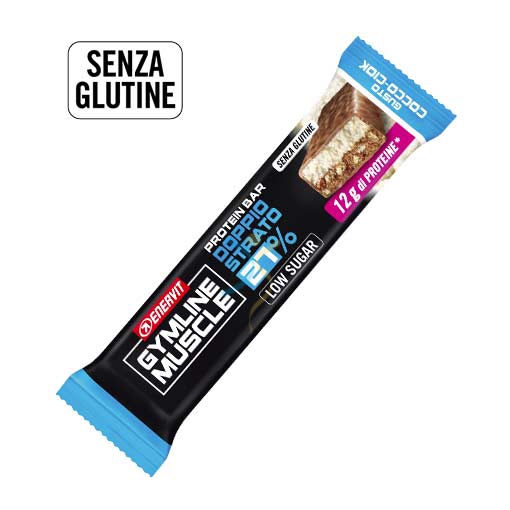 Enervit Sport Linea Gymline Muscle Protein Bar Doppio S Barretta Cocco-Ciok