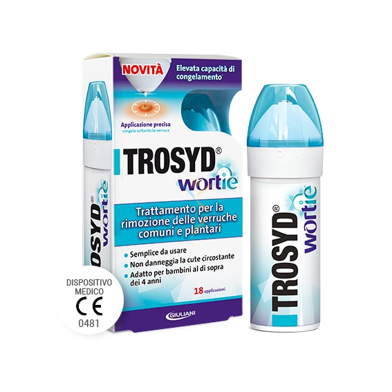 Giuliani Linea Mani e Piedi Sani Trosyd Wortie Sistema Congelamento Verruche