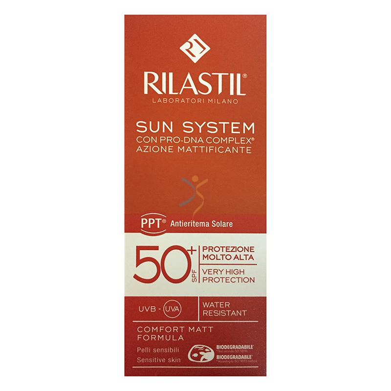 Rilastil Linea Sun System PPT SPF50+ Comfort Matt Formula Emulsione Viso 40 ml