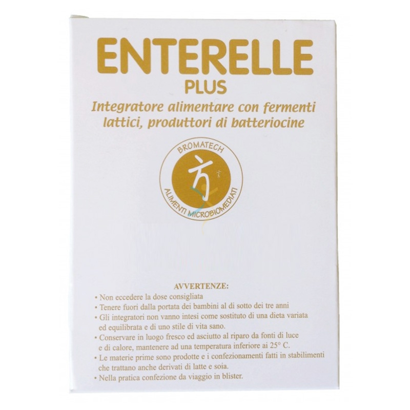 Bromatech Linea Intestino Sano Enterelle Plus Fermenti Integratore 24 Capsule
