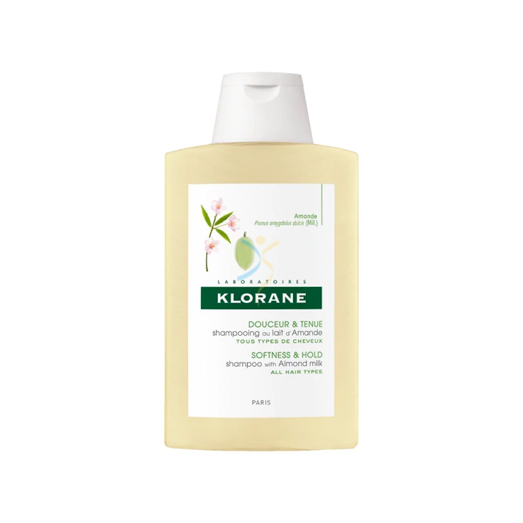 Klorane Capelli Linea Latte di Mandorla Shampoo Rinforzante Addolcente 400 ml