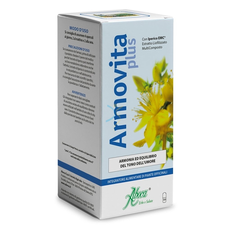 Aboca Linea Sonno e Serenit Armovita Plus Integratore Alimentare 100 Opercoli