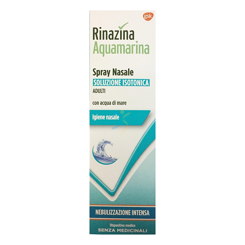 Gsk Linea Dispositivi Medici Rinazina Aquamarina Soluzione Isotonica Spray 100ml