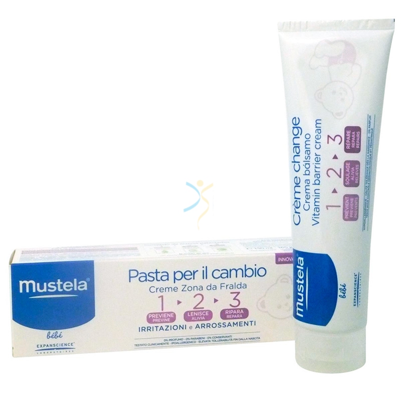 Mustela Linea Cambio Pannolino Pasta Cambio 123 Lentiva Protettiva 100 ml