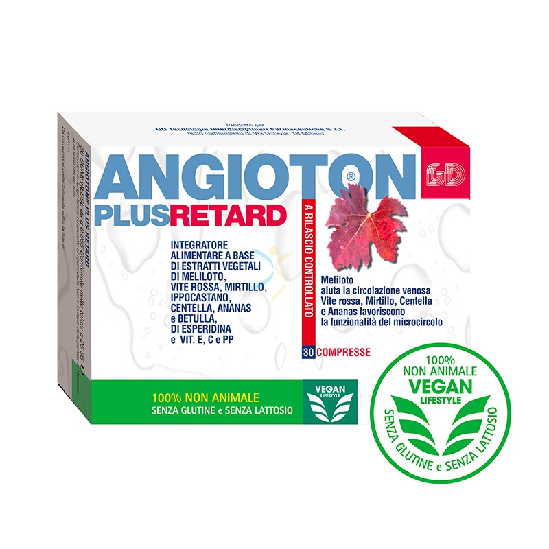GD Italia Linea Circolazione Angioton Plus Retard Integratore 30 Compresse
