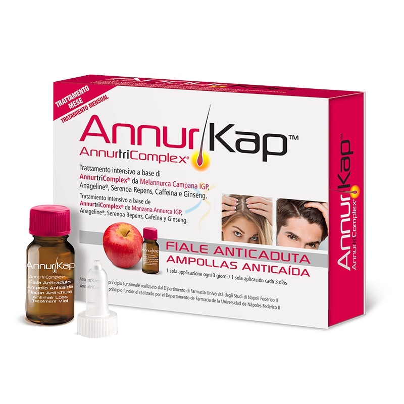 DiVa srl Linea Capelli Sani e Forti AnnurKap Soluzione Anti Caduta 10 Fiale