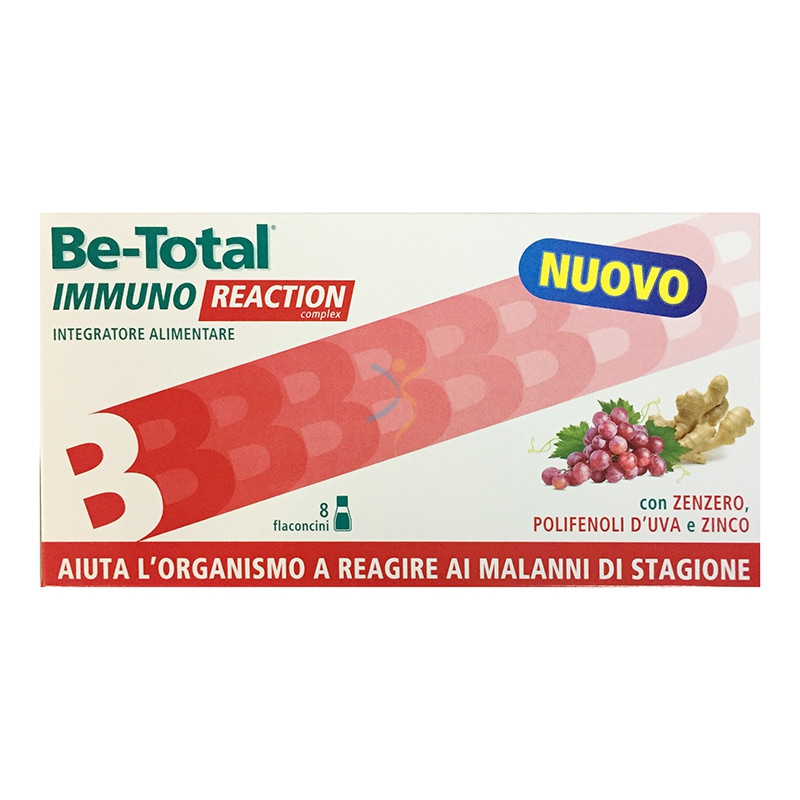 Betotal Linea Difese Be-Total Immuno Reaction Integratore 8 Flaconcini