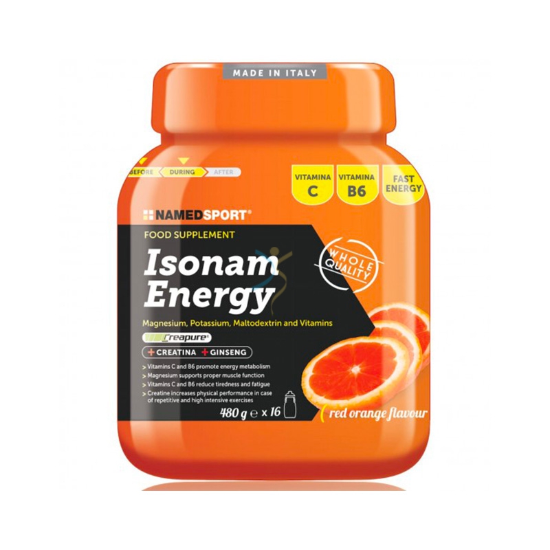 Named Sport Linea Integrazione Sportiva IsoNam Energy Gusto Arancia 480 g