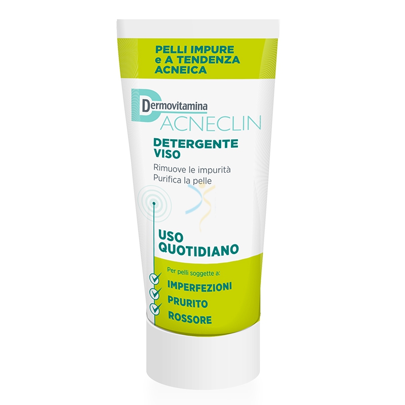 Dermovitamina Linea Acneclin Purificante Riequilibrante Detergente Viso 200 ml