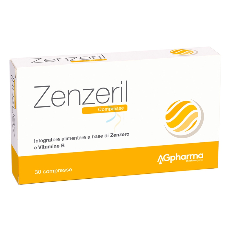 AG Pharma Linea Vitamine Minerali Zenzeril Integratore Alimentare 30 Compresse