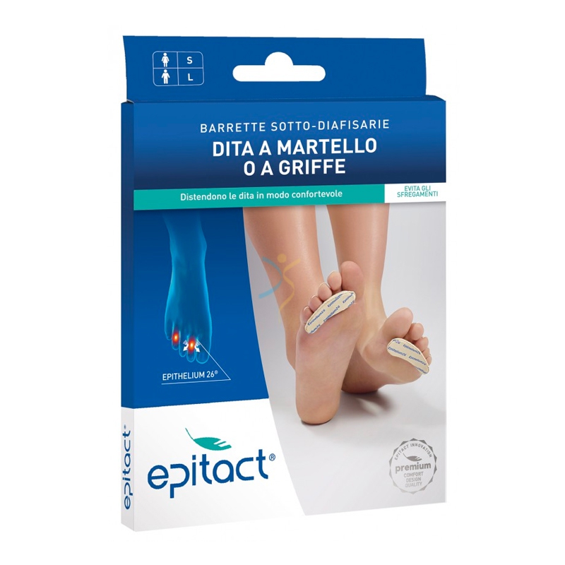 Epitact Linea Salute dei Piedi Barrette Sottodiafisiarie Dita a Martello Donna