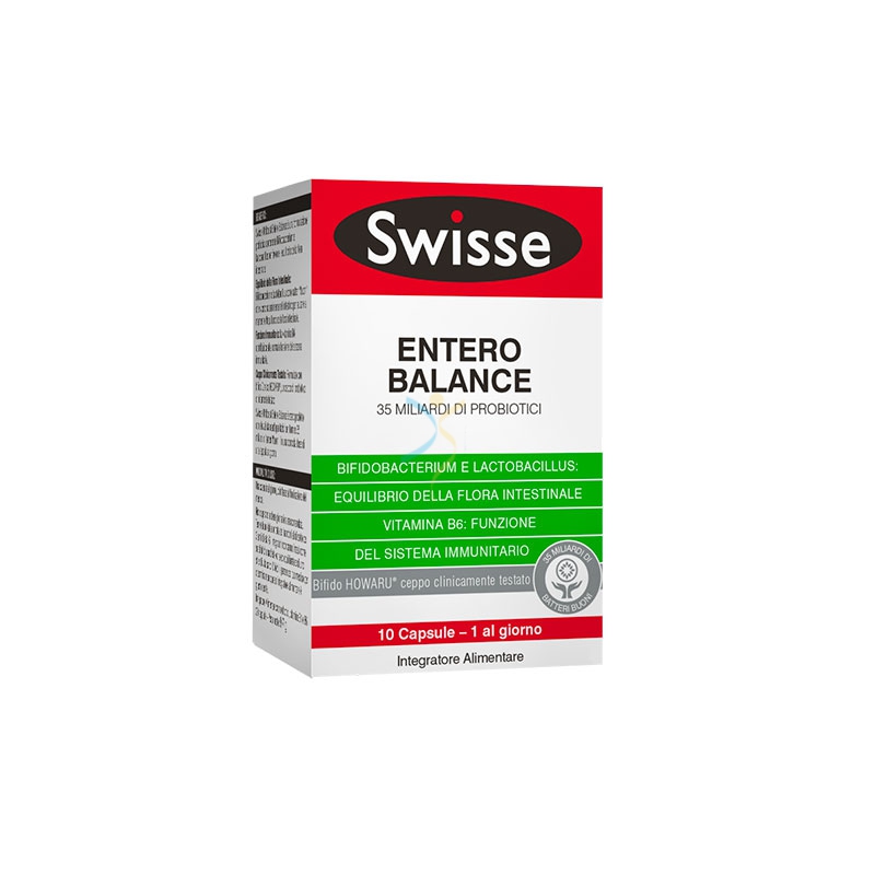 Swisse Linea Equilibrio Gastrointestinale Entero Balance 10 Capsule