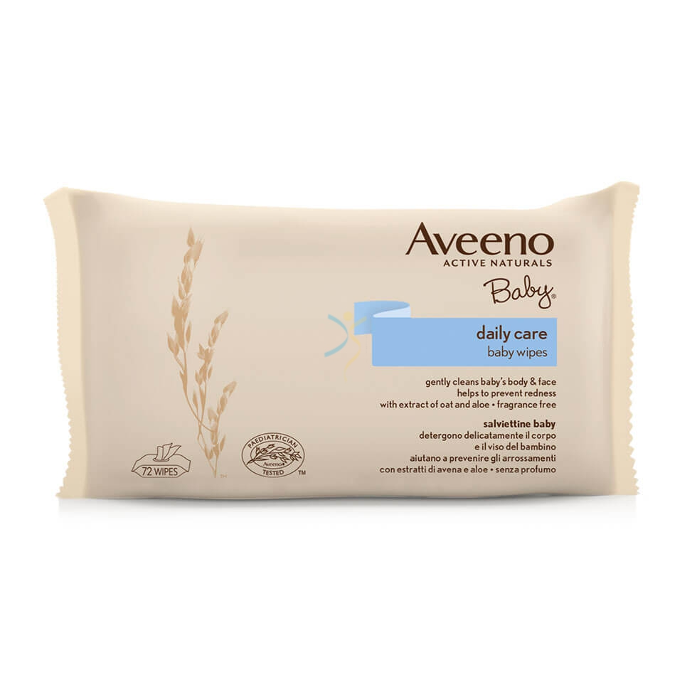 Aveeno Linea Baby Daily Care Salviettine 72 pezzi