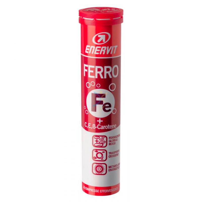 Enervit Linea Sport Integratore Alimentare Ferro 20 Compresse Effervescenti
