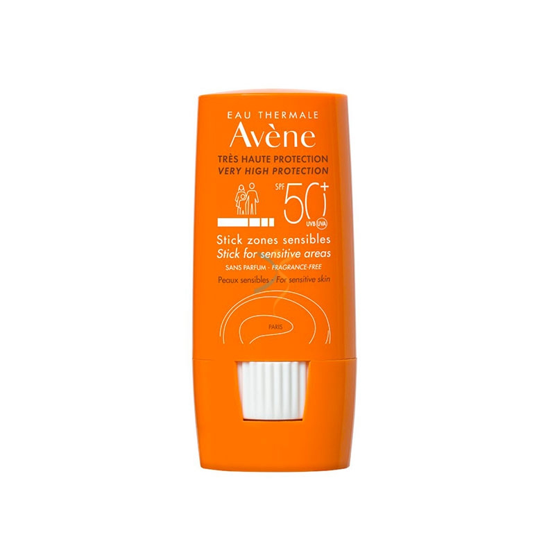 Avene Linea Solari Stick Zone Sensibili SPF 50+ Protezione Solare Molto Alta 8 g