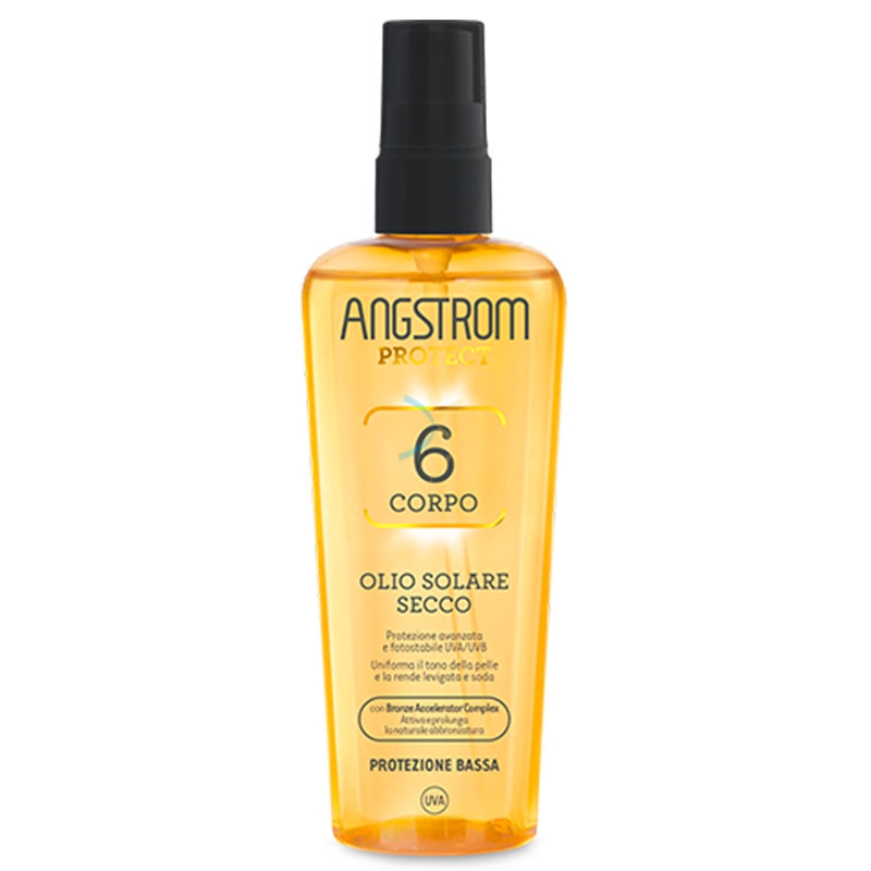 Angstrom Linea Corpo Olio Spray Solare Secco Protezione 6 150 ml