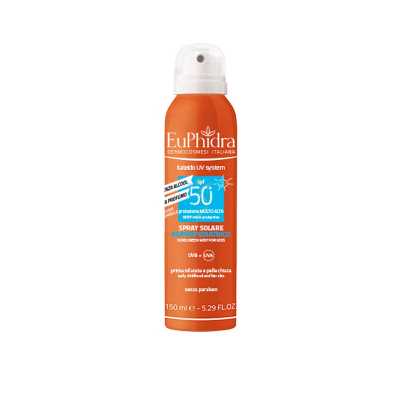 EuPhidra Linea Kaleido UV System Spray Solare Dermopediatrico 50+ 150 ml