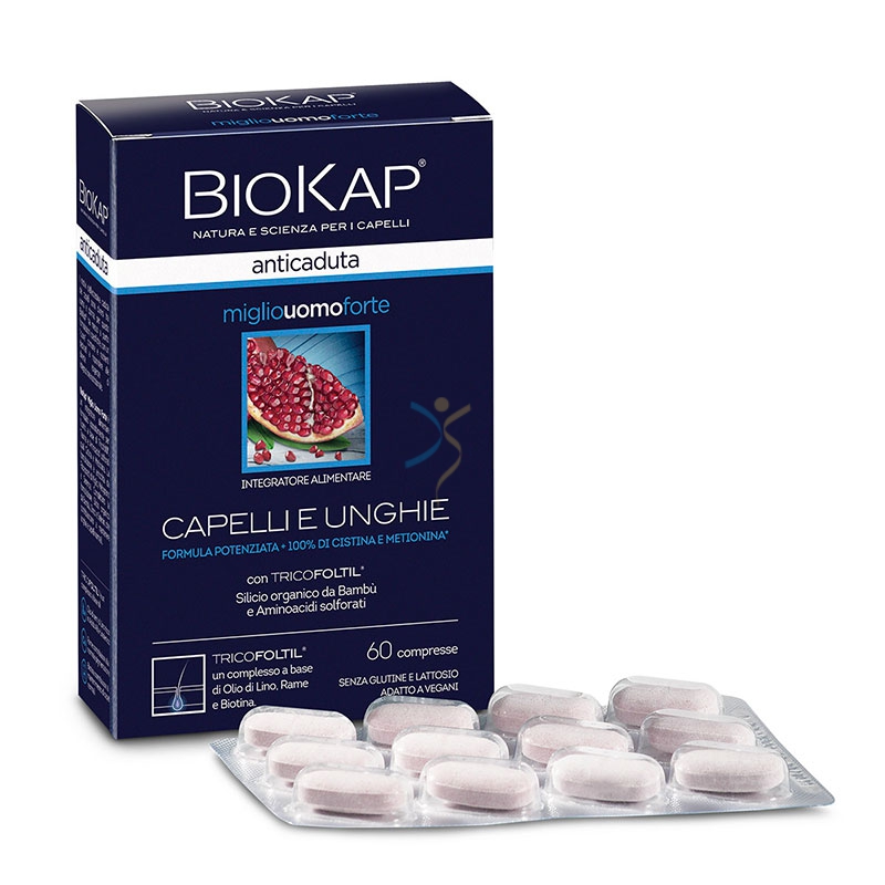 Bios Line BioKap Anticaduta Miglio Uomo Forte 60 Compresse