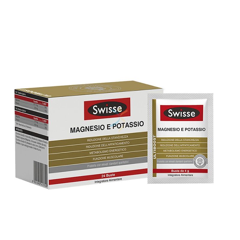 Swisse Linea Energia Fisica e Mentale Magnesio e Potassio 24 Bustine