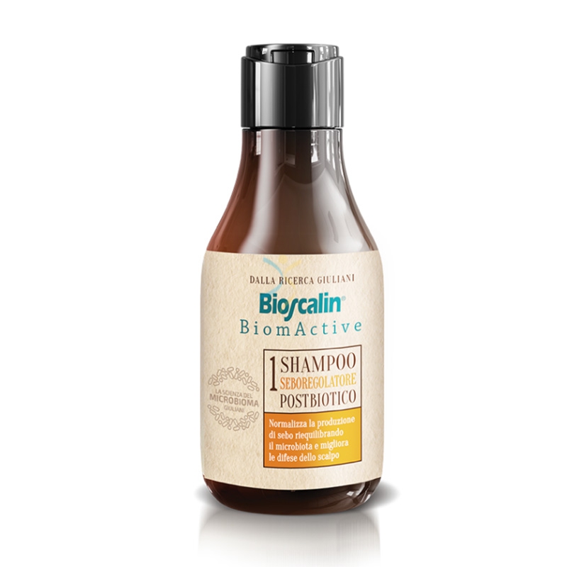 Bioscalin Linea BiomActive Shampoo Seboregolatore Postbiotico 200 ml