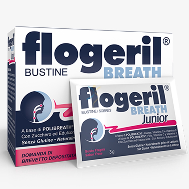 Shedir Pharma Settore Respiratorio Flogeril Breath Junior 18 bustine