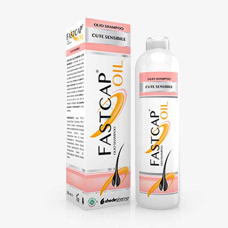 Shedir Pharma Settore Tricologico Fastcap Cute Sensibile Olio-Shampoo 200 ml