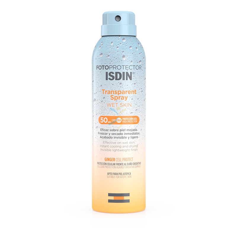 ISDIN Linea Fotoprotector ISDIN Transparent Spray Wet Skin SPF 50 250 ml