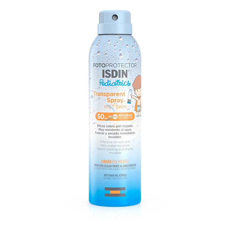 ISDIN Linea Fotoprotector ISDIN Transparent Spray Wet Skin Ped SPF 50 250 ml