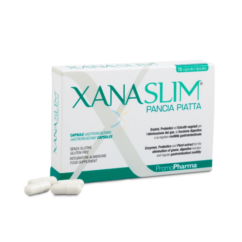 Promopharma Linea Xana- Dimagrimento Xanaslim Pancia Piatta 15 capsule