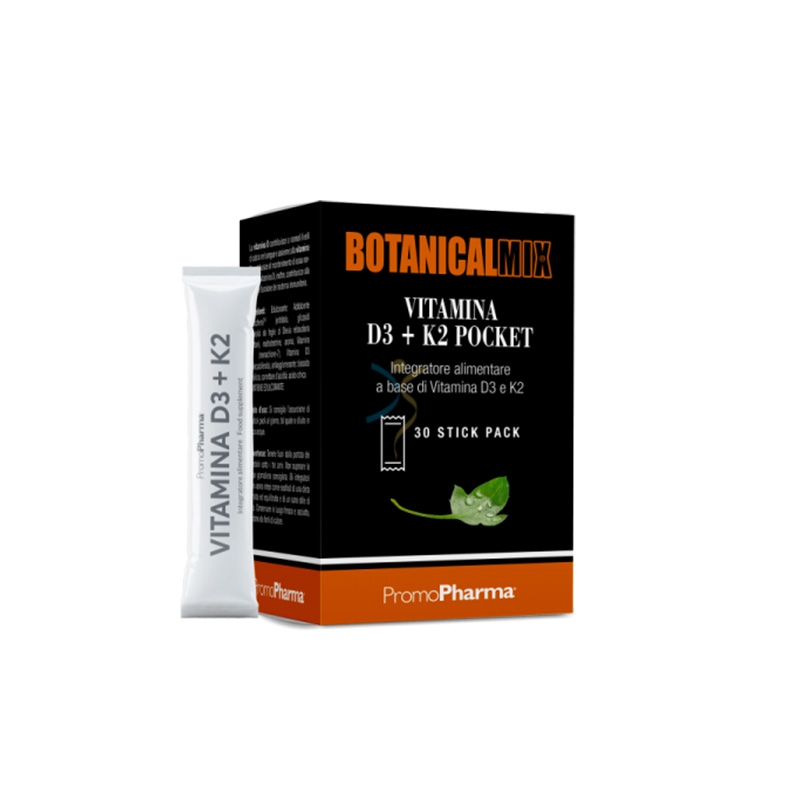 Promopharma Linea Botanical Mix Vitamina D3 + K2 Pocket 30 stcik