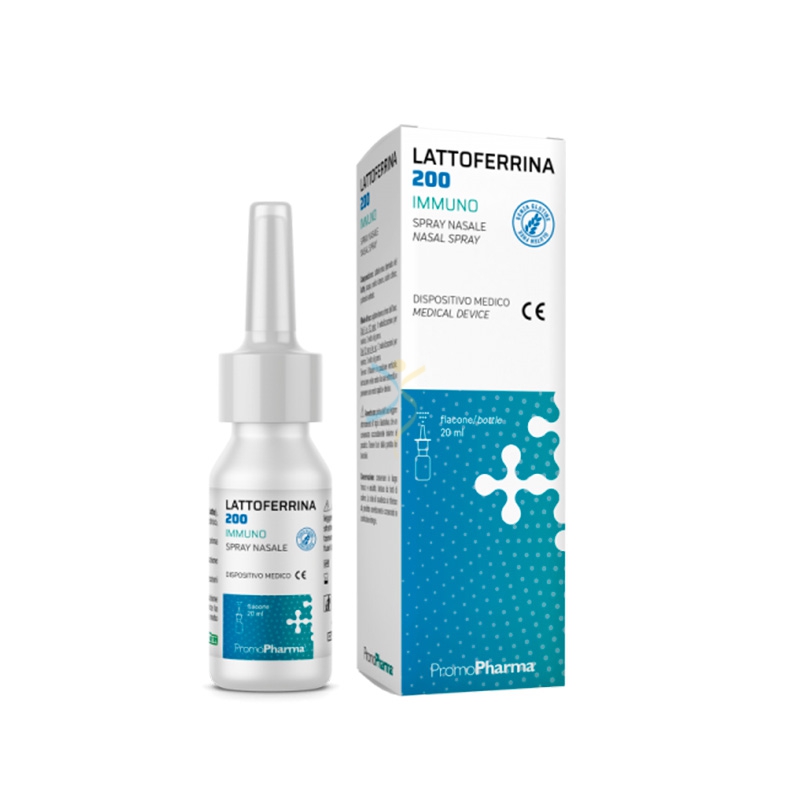Promopharma Linea Lattoferrina 200 Immuno Spray Nasale 20 ml