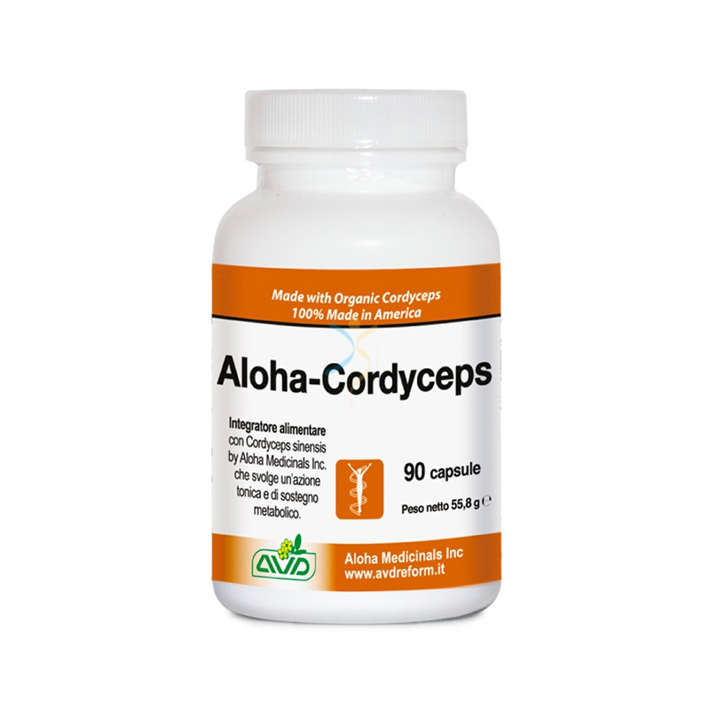 AVD Reform Linea Funghi Medicinali Originali Aloha Cordyceps 90 capsule
