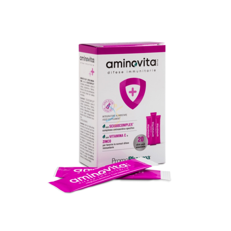 Promopharma Linea Aminovita Plus Difese Immunitarie 20 stick