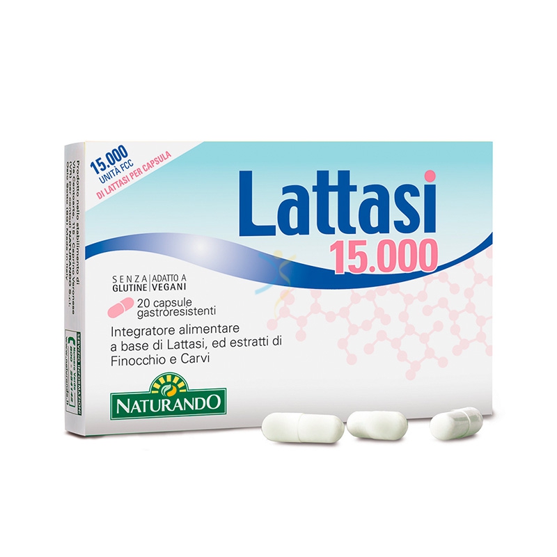 Naturando Linea Intestino Lattasi 15.000 20 capsule
