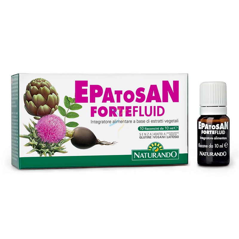 Naturando Linea Fegato Epatosan Forte Fluid 10 flaconcini