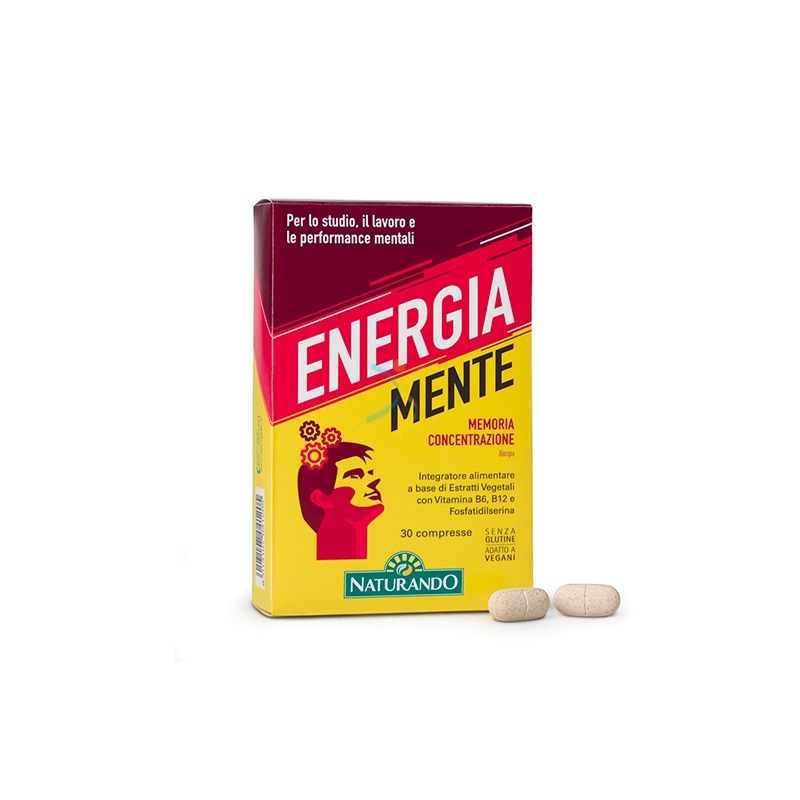 Naturando Linea Energia-Tono-Memoria Energia Mente 30 compresse