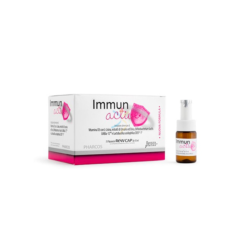 Pharcos Immunactive Integratore Alimentare 15 flaconcini