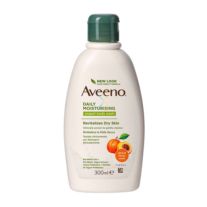 Aveeno Linea Corpo Daily Moisturising Bagno Doccia allo Yogurt 300 ml